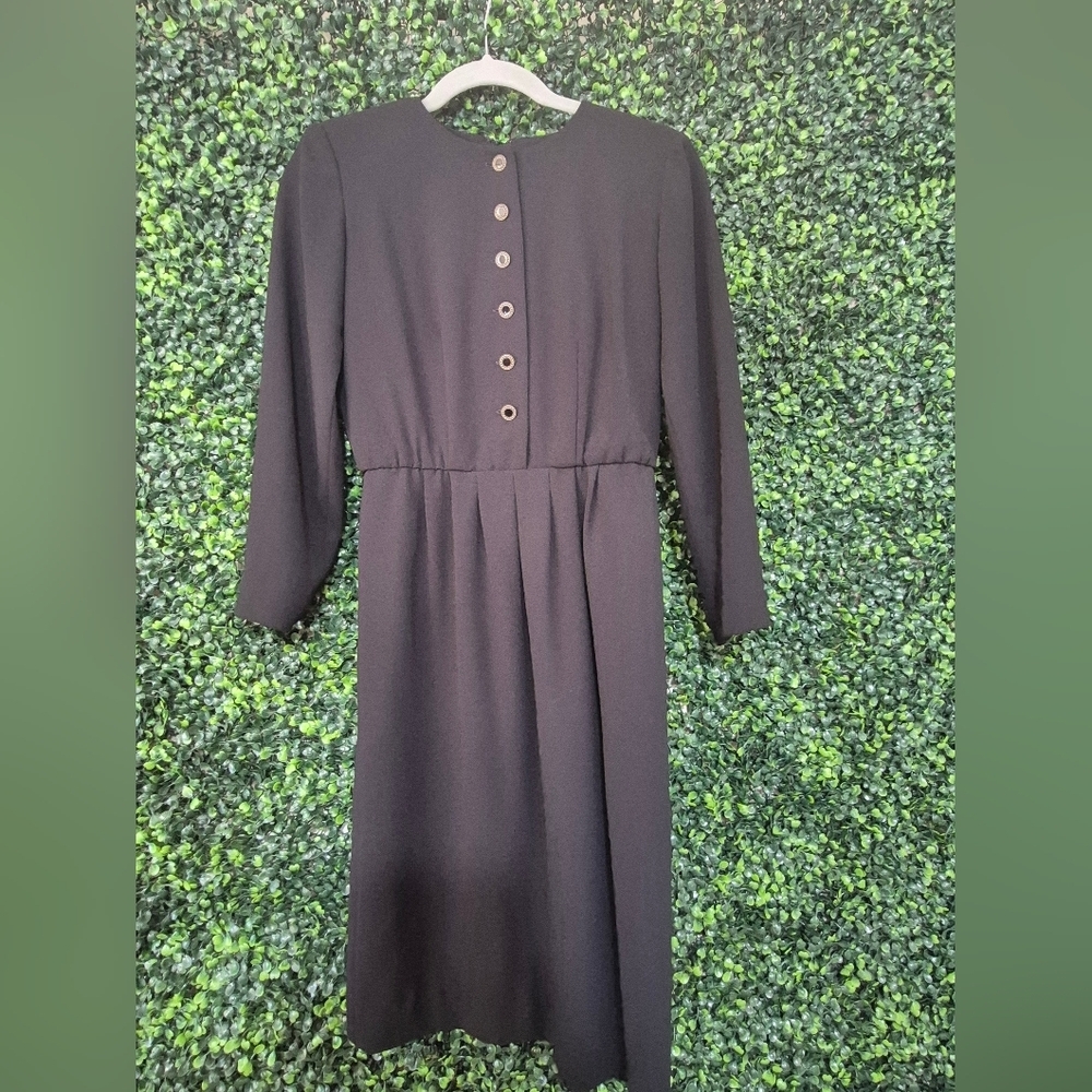 Liz Claiborne Black Long Sleeve Dress